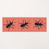 Drie grote zwarte kerels op Picnic Tablecloth Yogamat (Voorkant (horizontaal))