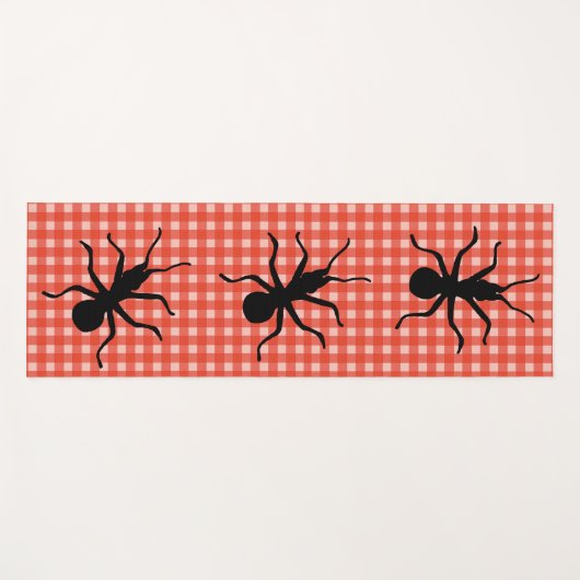 Drie grote zwarte kerels op Picnic Tablecloth Yogamat (Voorkant (horizontaal))