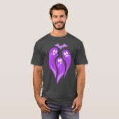 Drie Halloween grappig T-shirt (Voorkant volledig)
