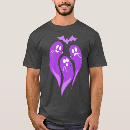 Drie Halloween grappig T-shirt (Voorkant)