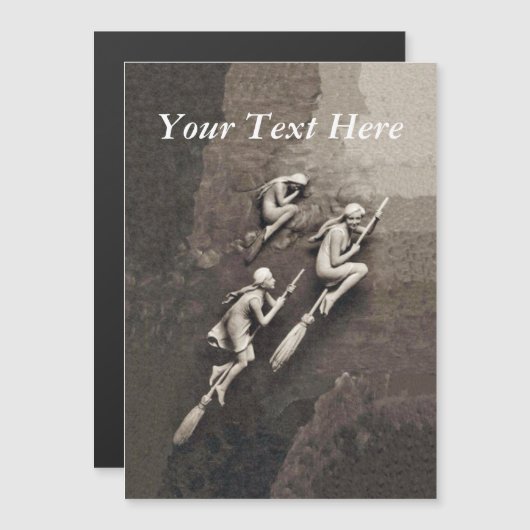  drie Halloween-heks vliegende kamers (Voorkant / Achterkant)