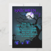 Drie Halloween Pumpkins Halloween Party-uitnodigin Kaart (Voorkant)