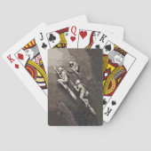 drie Halloween Witte Witte Witte Witte Witte Witt Pokerkaarten (Achterkant)