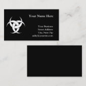 Drie halve maan visitekaartje (Voorkant / Achterkant)