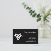 Drie halve maan visitekaartje (Staand voorkant)