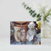 Drie Happy Teddy Bears Briefkaart (Staand voorkant)