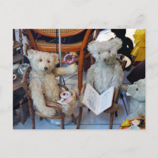 Drie Happy Teddy Bears Briefkaart