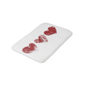 Drie hart badmat (Gekanteld)