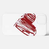 Drie hart Case-Mate iPhone case (Achterkant (horizontaal))