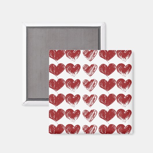 Drie hart magneet (Voorkant / Achterkant)