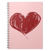 Drie hart notitieboek (Voorkant)