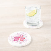 Drie hart zandsteen onderzetter (Zijkant)