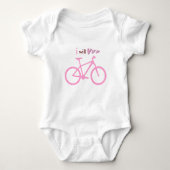 Drie harten en roze mountainbike romper (Voorkant)