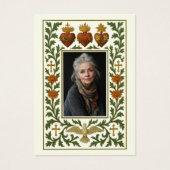 Drie harten Jezus Maria Jozef Begrafenisgebed Visitekaartje (Voorkant)