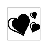 Drie harten rubberen moeras rubberstempel (Afrduk)