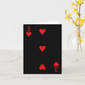 Drie Harten Stapel Kaarten Speelkaarten Hallow (Gele Bloem)