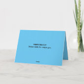 DRIE HARTEN VADERDAG KAART (Achterkant)