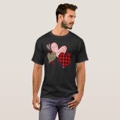 Drie hartstochten leopard Buffalo spelden voor vro T-shirt (Voorkant volledig)