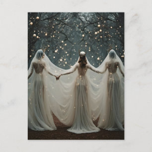 Drie heidense vrouwen briefkaart