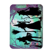 Drie heks Halloween Flexible 3"x4"-magneet Magneet (Verticaal)