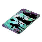 Drie heks Halloween Flexible 3"x4"-magneet Magneet (Linkerzijde)