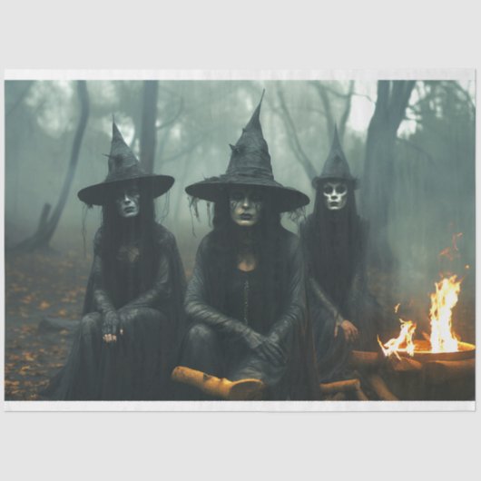 Drie Heksen 1 Decoupage Papier (Voorkant)