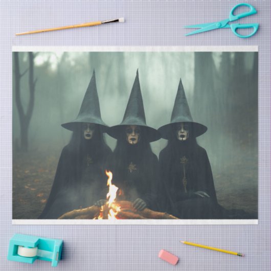 Drie Heksen 2 Decoupage Papier (Craft)