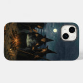 Drie Heksen Brouwen Ketel Volle Maan Strand Case-Mate iPhone Case (Achterkant (horizontaal))