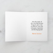 Drie heksen magische Samhain zegeningen Kaart (Binnen)