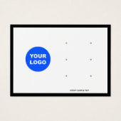 Drie hendels toevoegen Logo met juwelenweergave Visitekaartje (Voorkant)