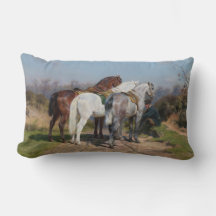 Drie hengstenpaarden (door Rosa Bonheur)