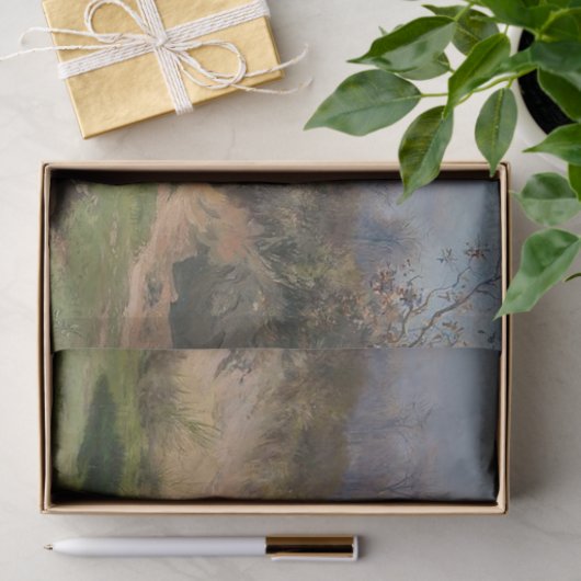 Drie hengstenpaarden (door Rosa Bonheur) Tissuepapier (Geschenk)