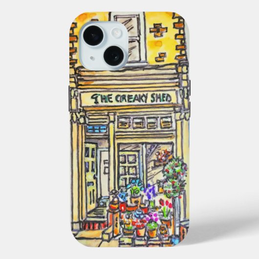 Drie herenhuizen Case-Mate iPhone case (Achterkant)