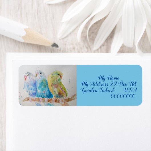 Drie het Adres Etiketten van het Adres van de Teru (Insitu)