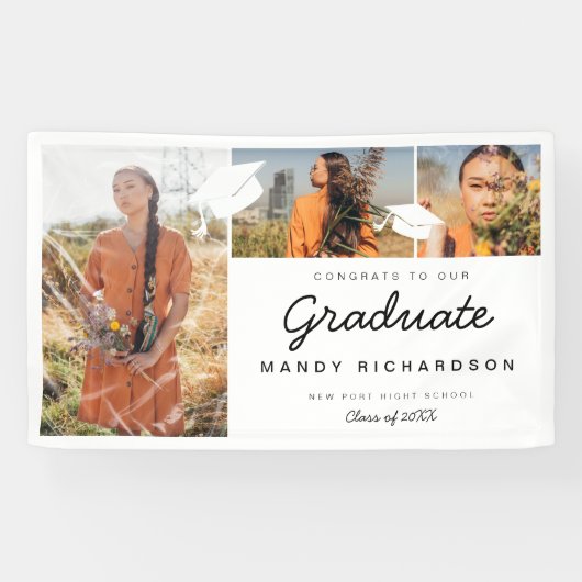 Drie het Klanten van de Foto Congrats aan het Afst Spandoek (Horizontaal)