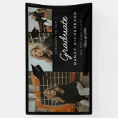 Drie het Klantenbonnen van de Foto aan de Afstuder Spandoek (Verticaal)