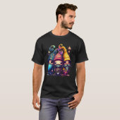 Drie Hippie Gnomen Vrede Gnoom Desisgn 2 T-shirt (Voorkant volledig)