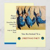 DRIE HOEK IN BLAUW, saffier, goudmetaal Kaart (Voorkant / Achterkant)