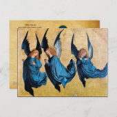 DRIE HOEKEN IN BLAUW BRIEFKAART (Voorkant / Achterkant)