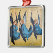 DRIE HOEKEN IN BLAUW METALEN ORNAMENT (Links)