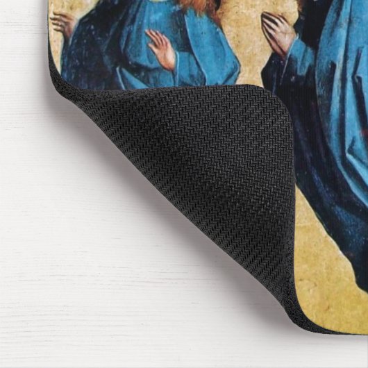 DRIE HOEKEN IN BLAUW MUISMAT (Hoek)