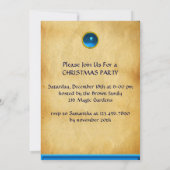 DRIE HOEKEN IN BLAUW, Sapphire Kaart (Achterkant)