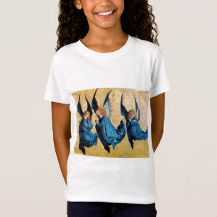DRIE HOEKEN IN BLAUW T-SHIRT