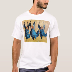 DRIE HOEKEN IN BLAUW T-SHIRT