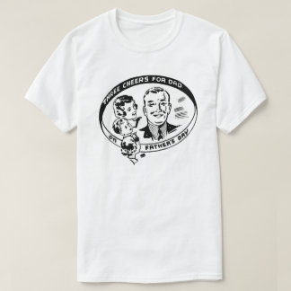 Drie hoera's voor Pa op Vaderdag T-shirt