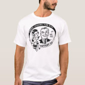 Drie hoera's voor Pa op Vaderdag T-shirt (Voorkant)