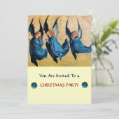 DRIE HOEVEELHEDEN IN BLAUW, Sapphire, zilvermetall Kaart (Staand voorkant)