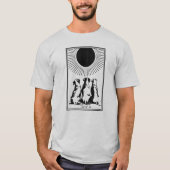 Drie Hond "Nacht" Eclipse 2024 T-shirt (Voorkant)