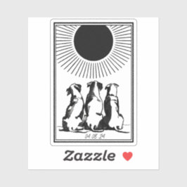 Drie Hond "Nacht" Sticker