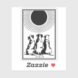 Drie Hond "Nacht" Sticker